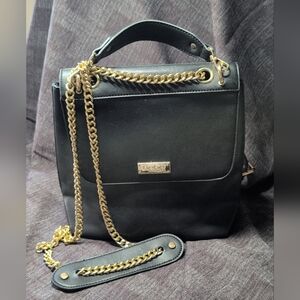 bebe Black Backpack Purse